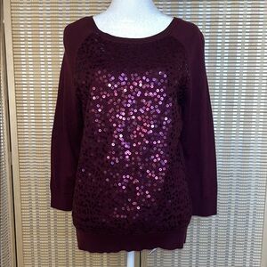 LOFT Sequin Sweater